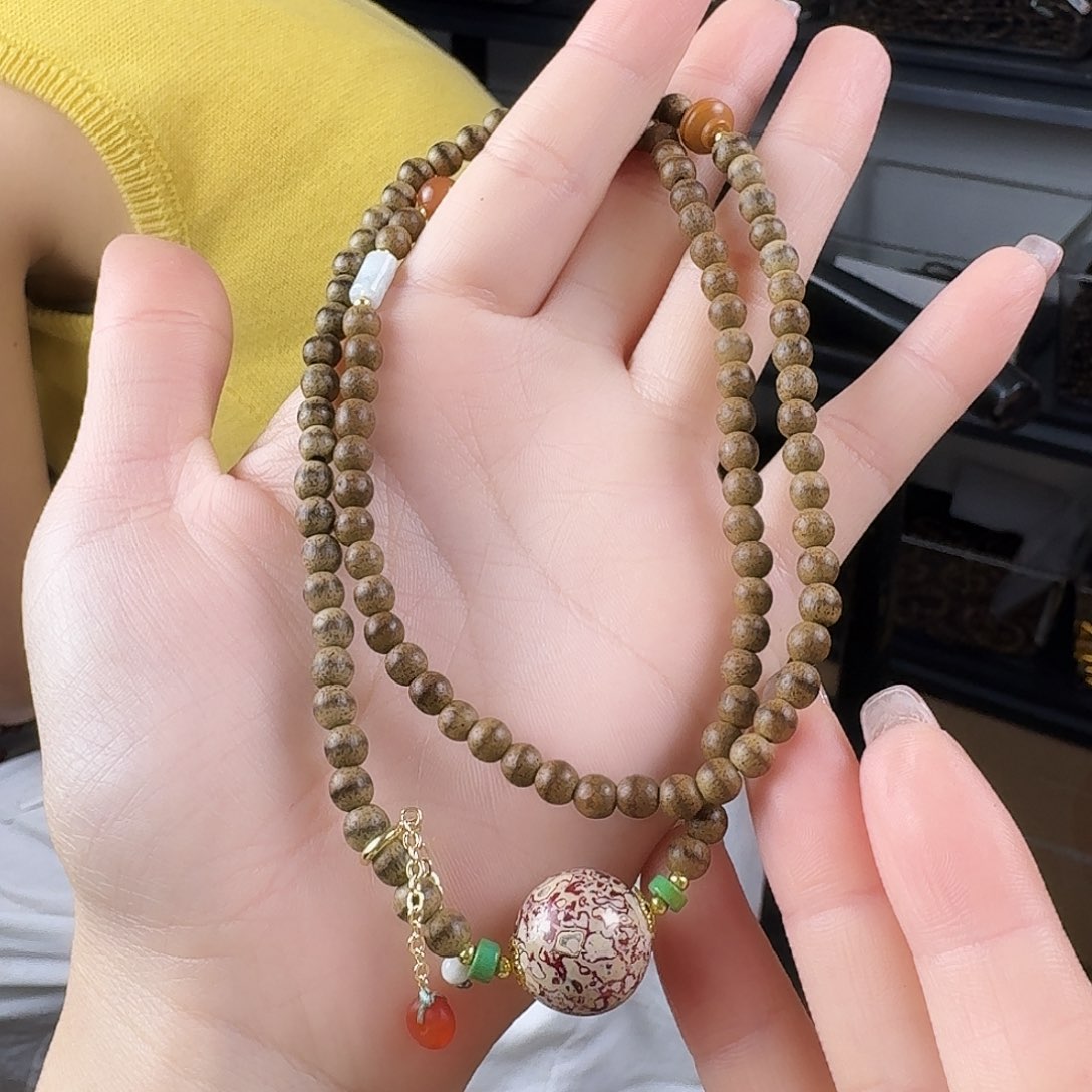 沉香香囊沉香A664达拉干三圈大漆发一