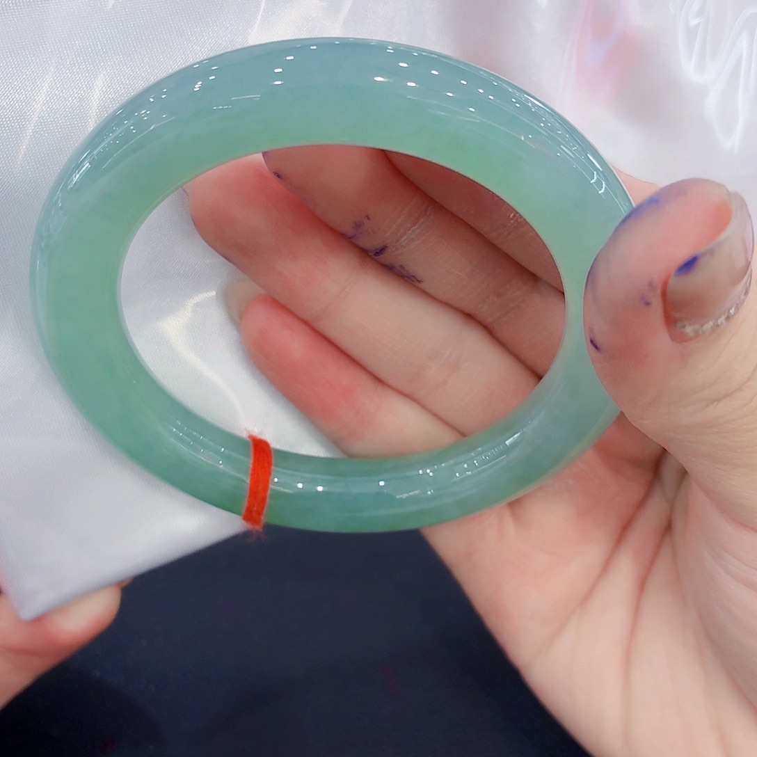 球***球翡翠未镶嵌手镯翡翠57/58/59圈口（强推）