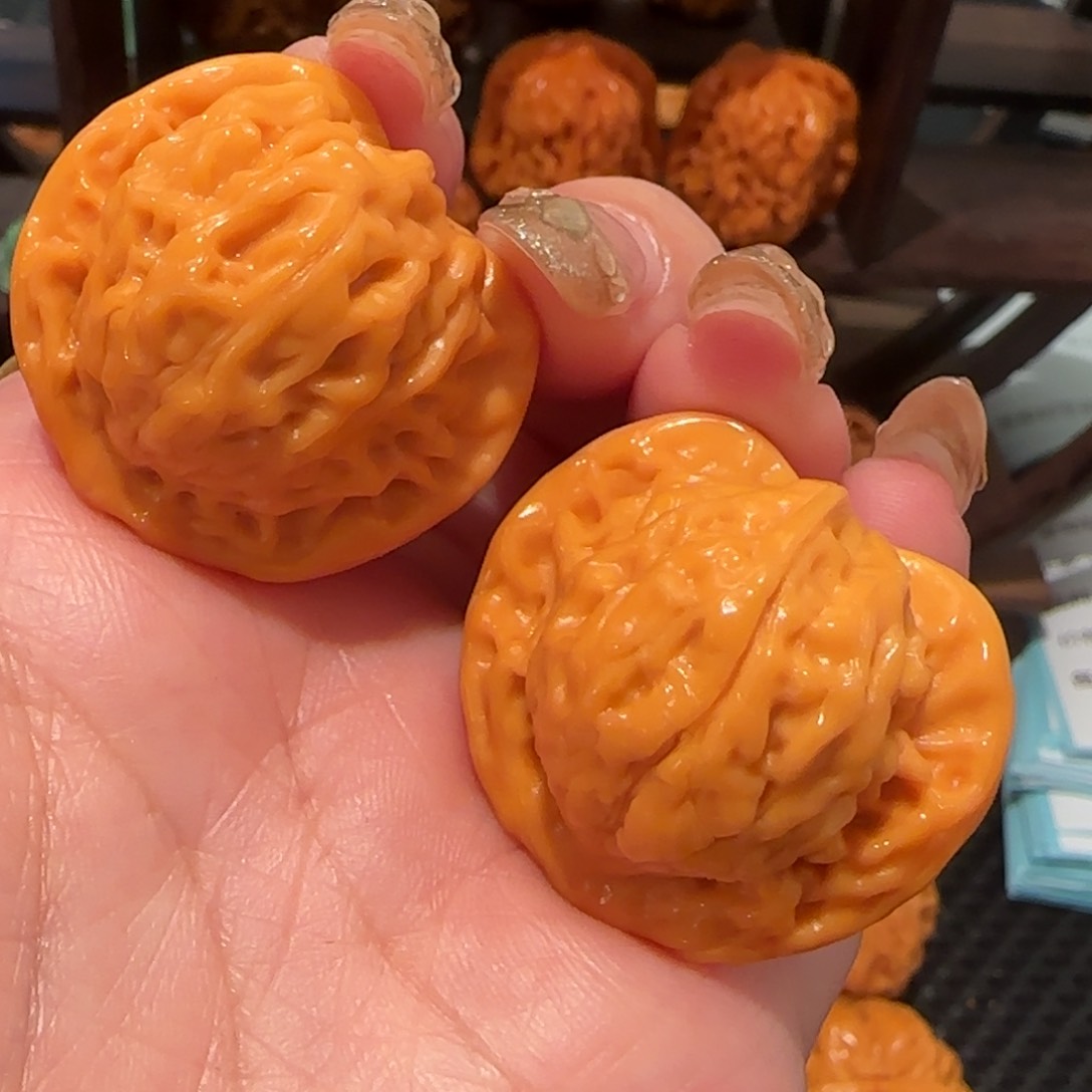 桃核吊坠粗筋盘山33精品1279