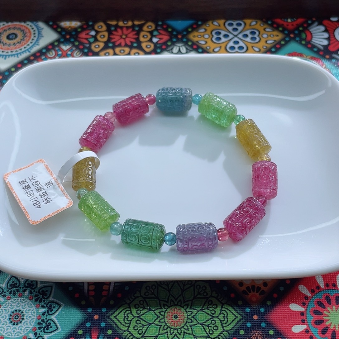 手链碧玺未镶嵌碧玺手链