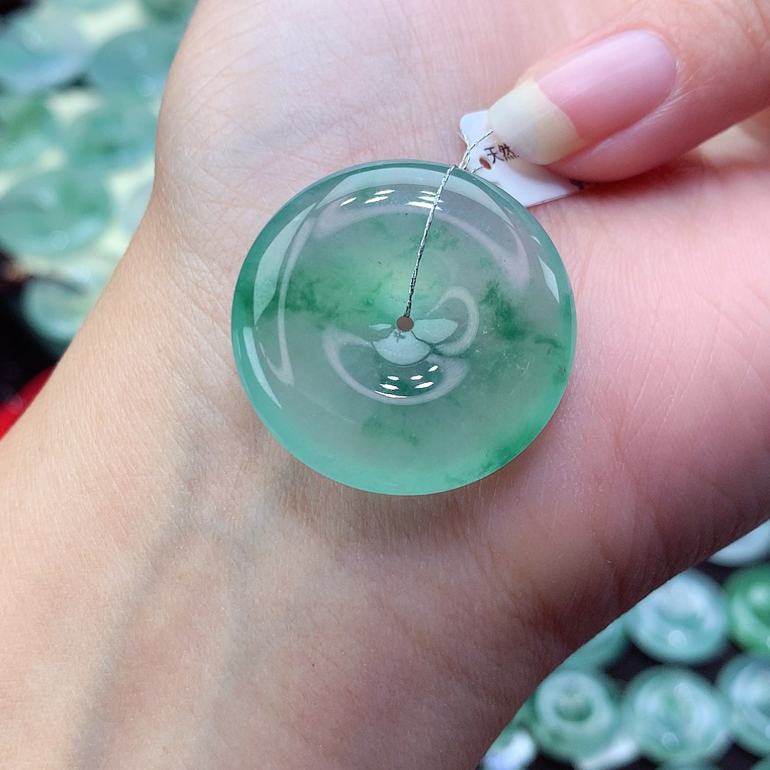 翡翠颈饰未镶嵌81尺寸28.3-6.0