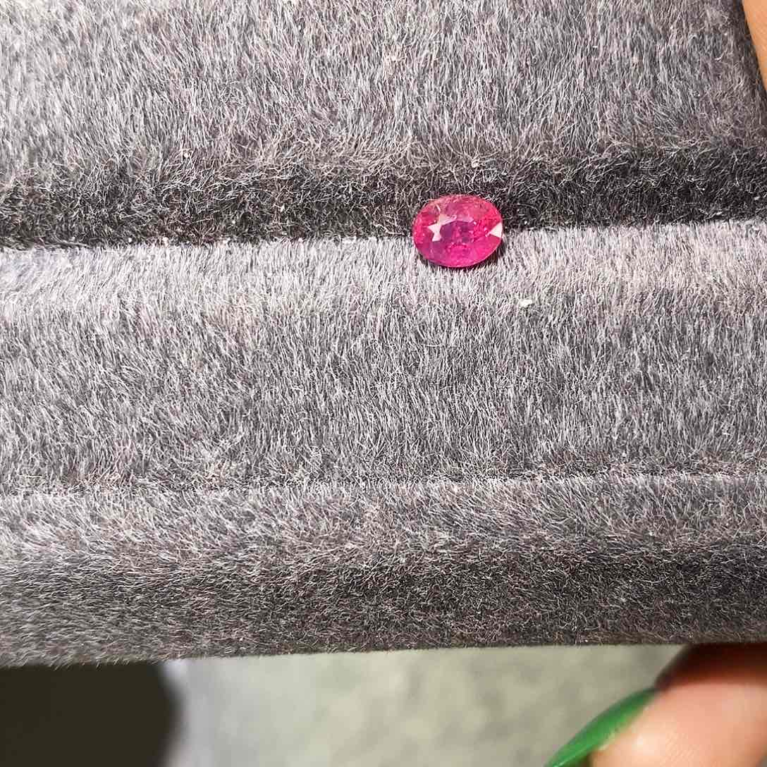 红宝石裸石未镶嵌天然无烧红宝石0.99克拉
