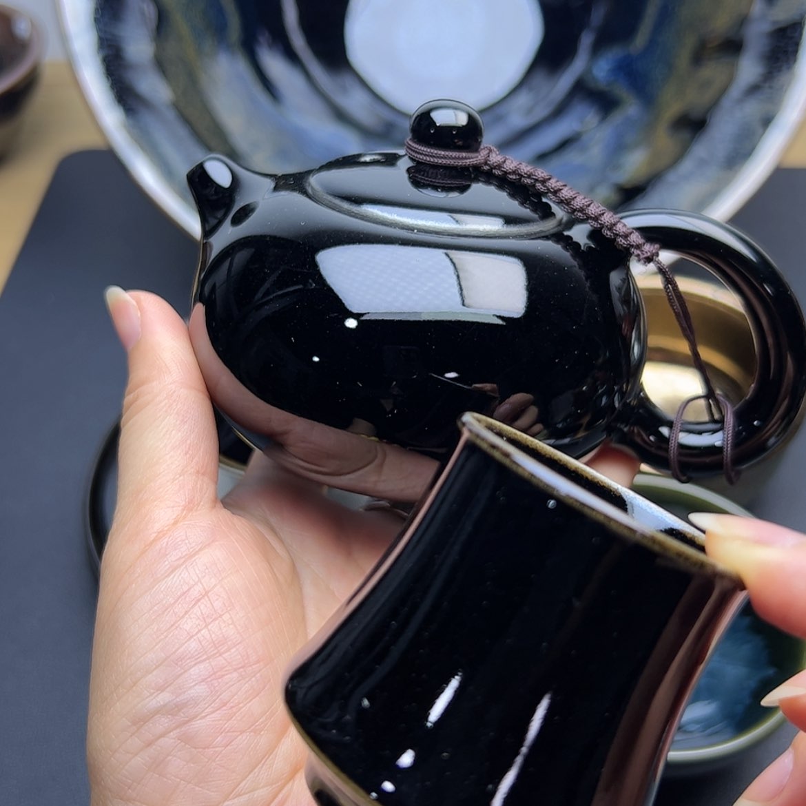 【闪购商品】茶盏建窑建盏主人杯