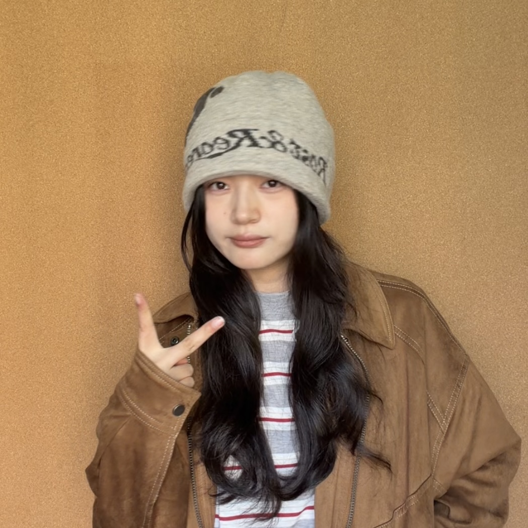 帽子婷好【双层保暖】头围53~60cm特点：修饰大头大脸颧骨高针织冷帽