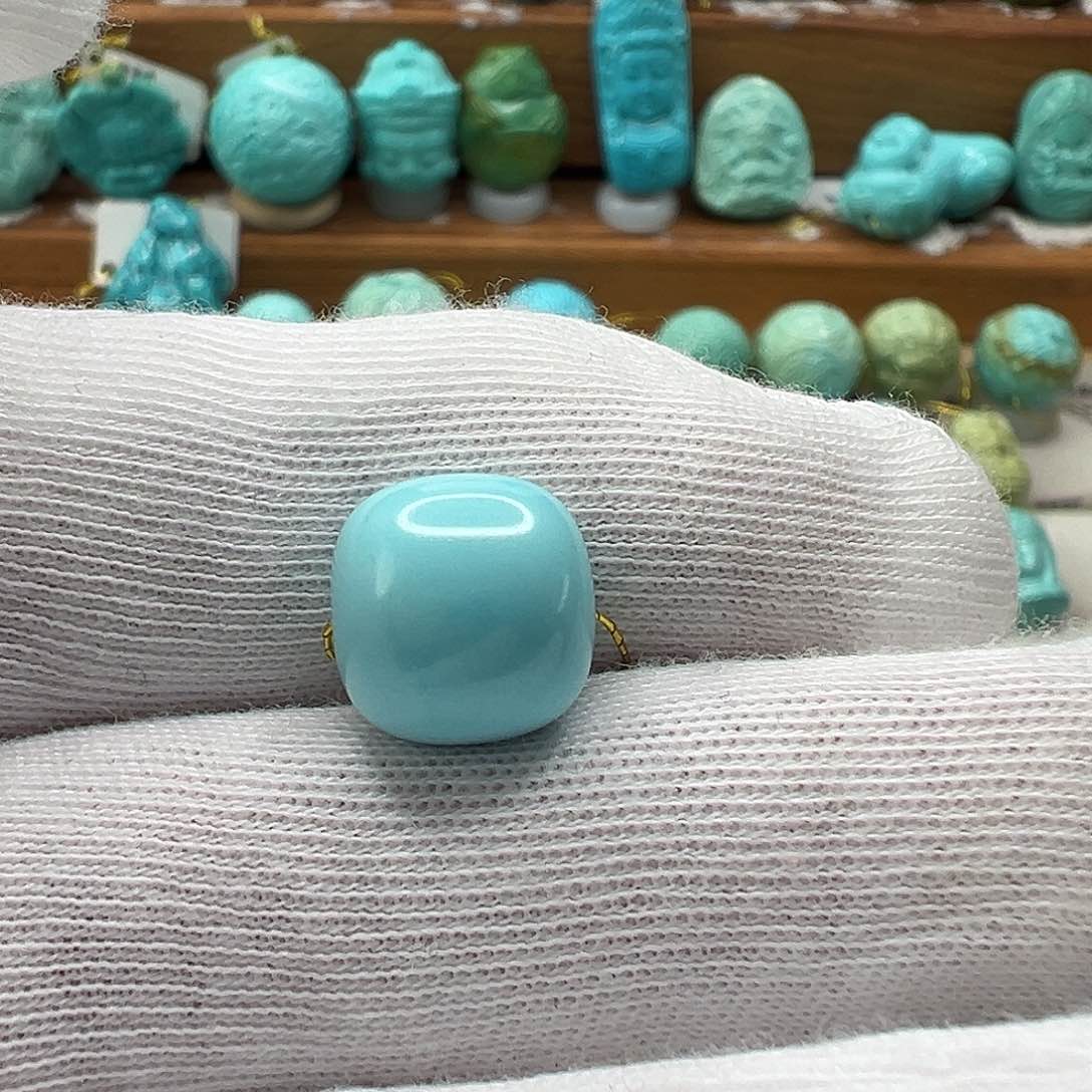 绿松石老型珠 未镶嵌