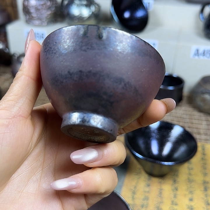 云南建水紫陶古法柴烧壶