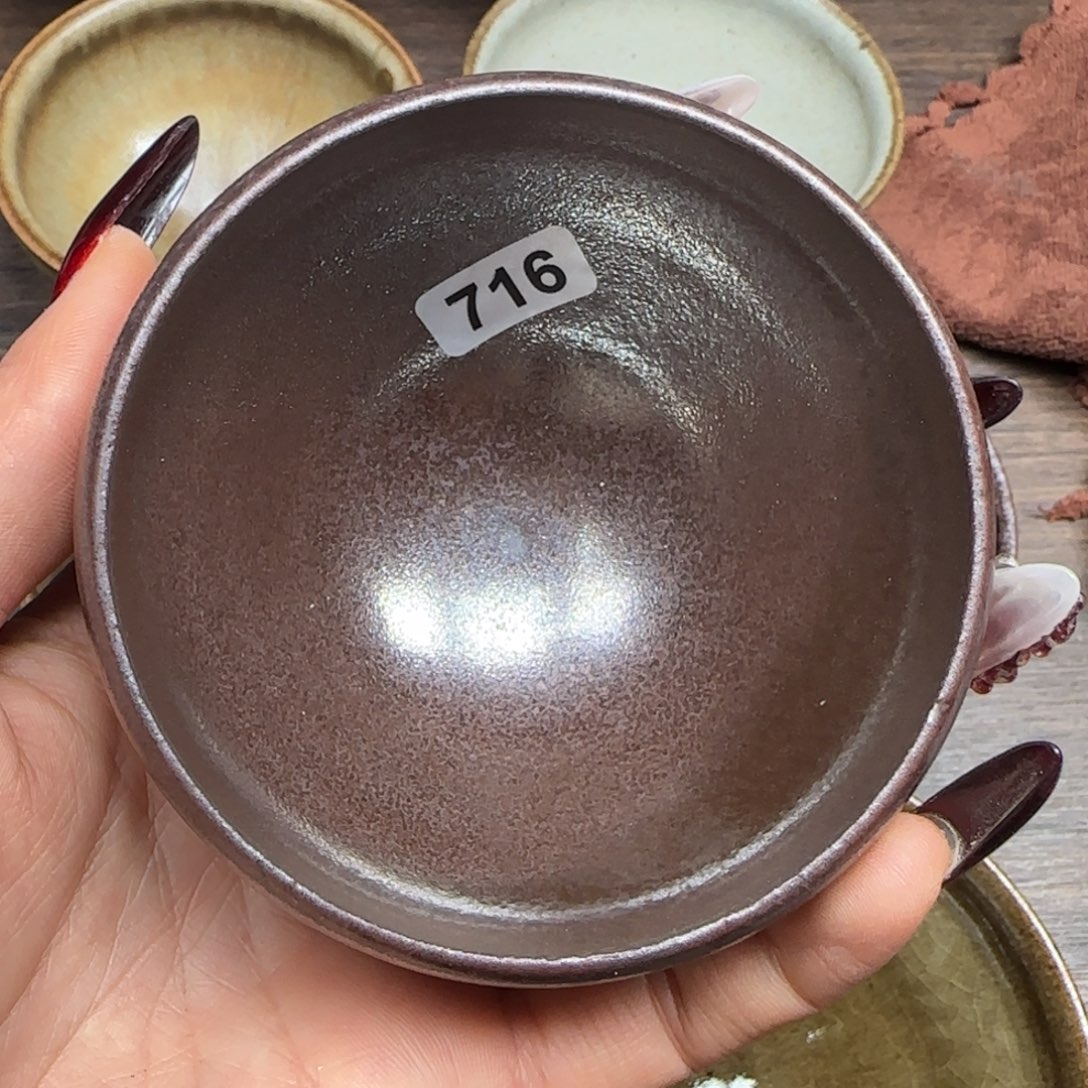 茶盏龙窑柴烧原矿原釉716