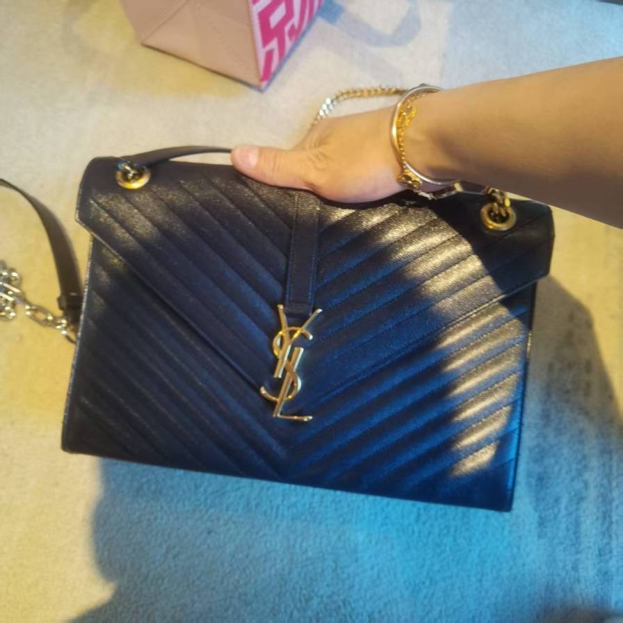 95新 YSL/圣罗兰 1207 8099 圣罗兰中号信封