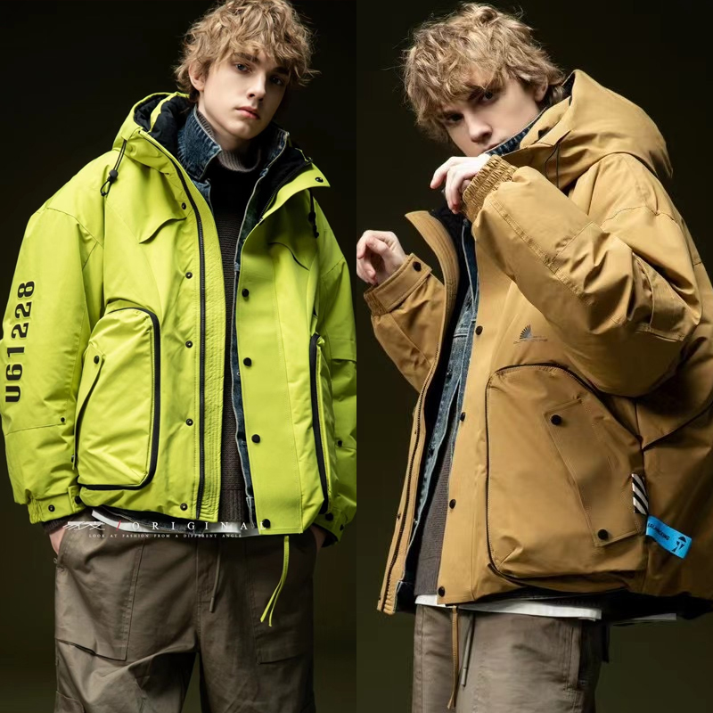 6580   90白鸭绒 时尚加厚连帽保暖羽绒服   w269-24172