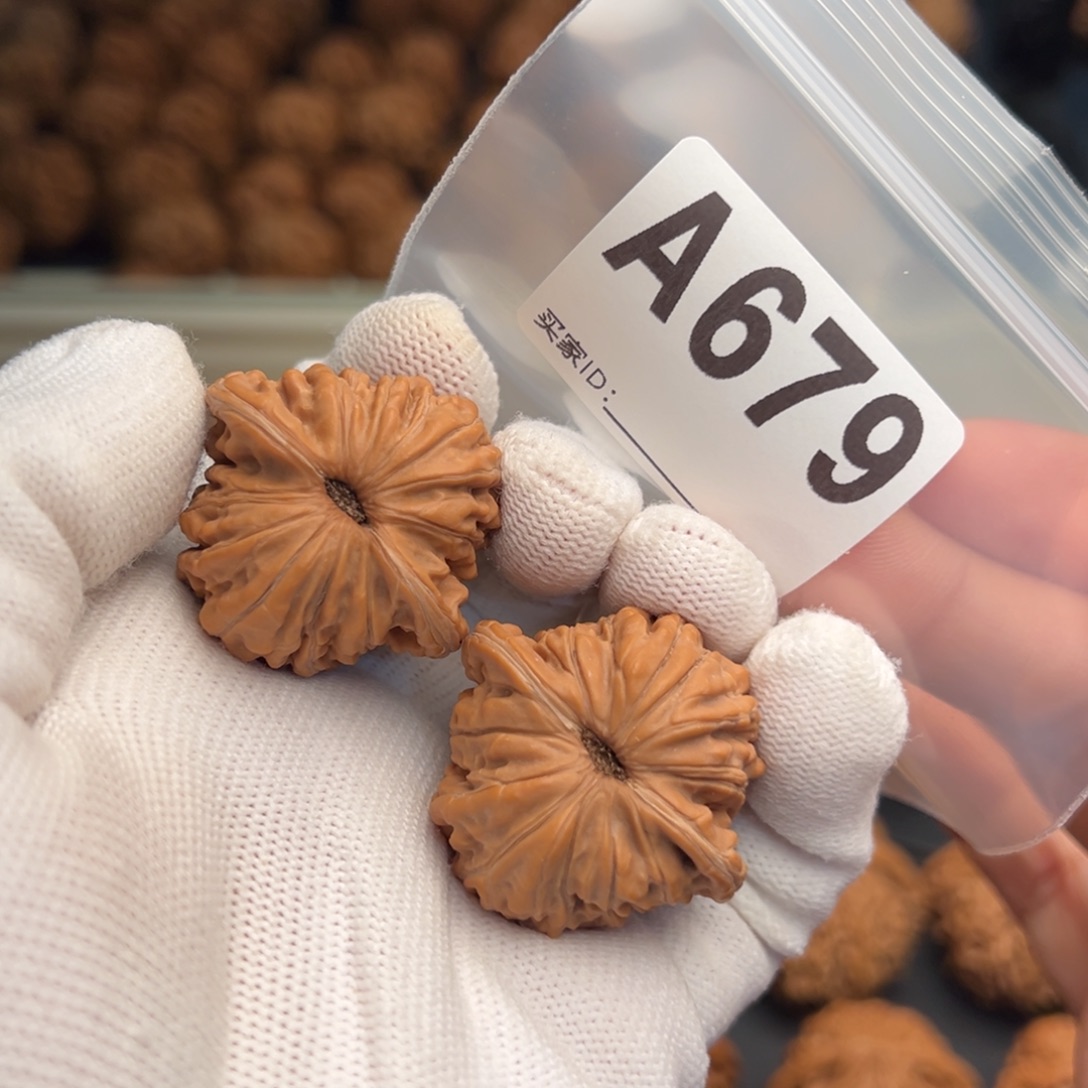 文玩核桃手串A679汉高楼36