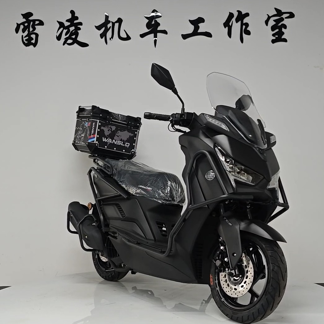 领辰007水冷150CC嘉爵踏板摩托车ADV车ABS平踏上牌摩旅巡航机车