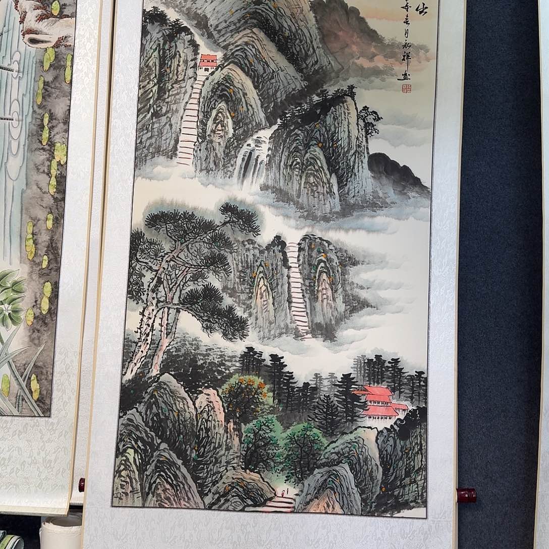 纯手绘国画作品好看