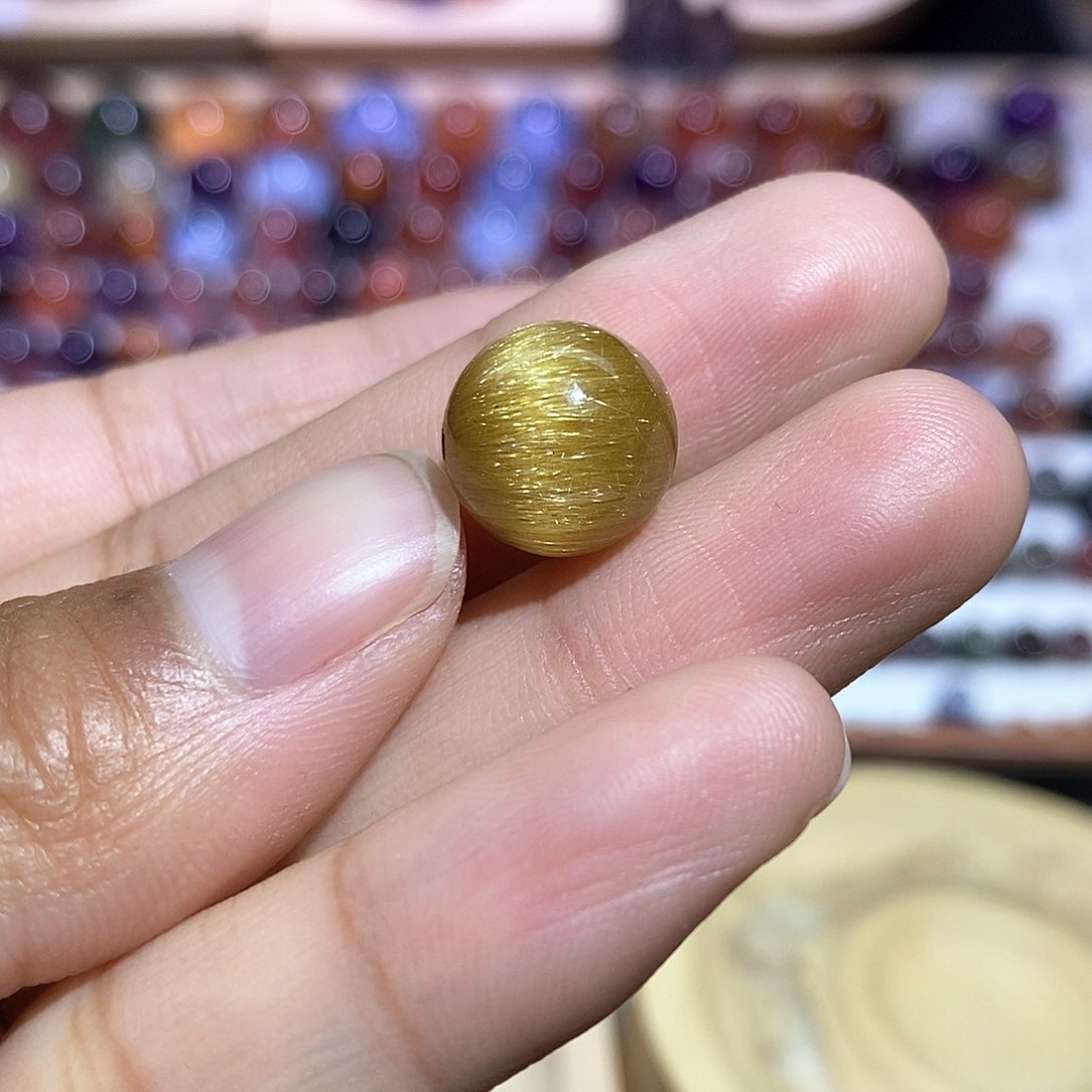 水晶发晶单珠未镶嵌趣***宝