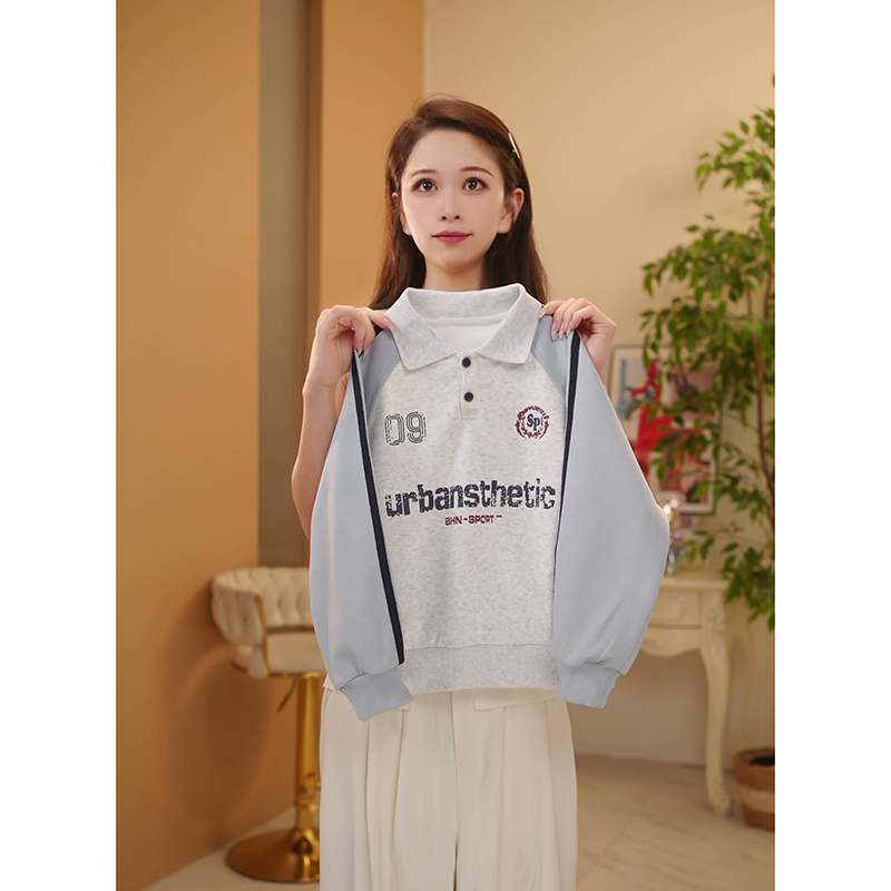 女童卫衣2025新款春秋洋气女孩圆领长袖时尚上衣儿童秋季Q13863