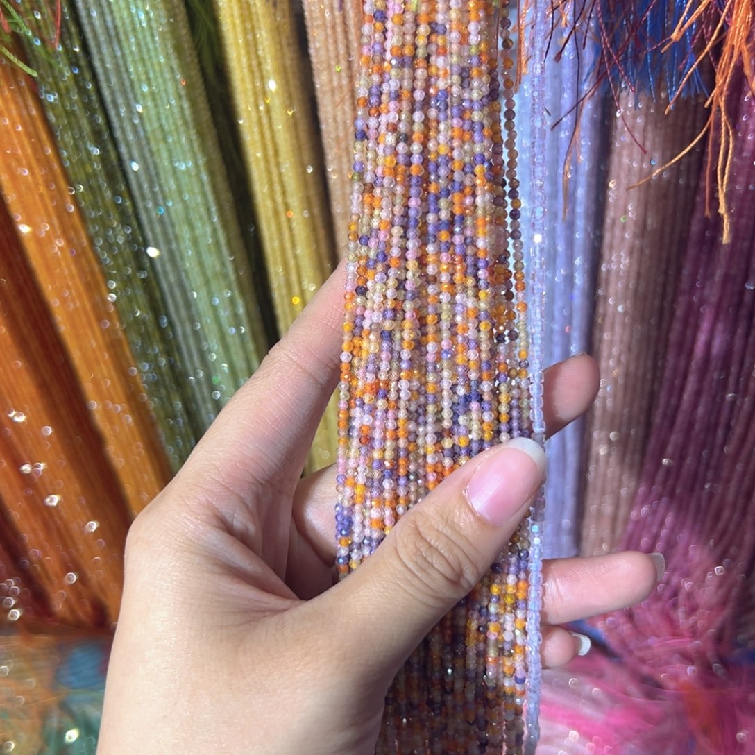 锆石非金属彩色锆石卡2两条