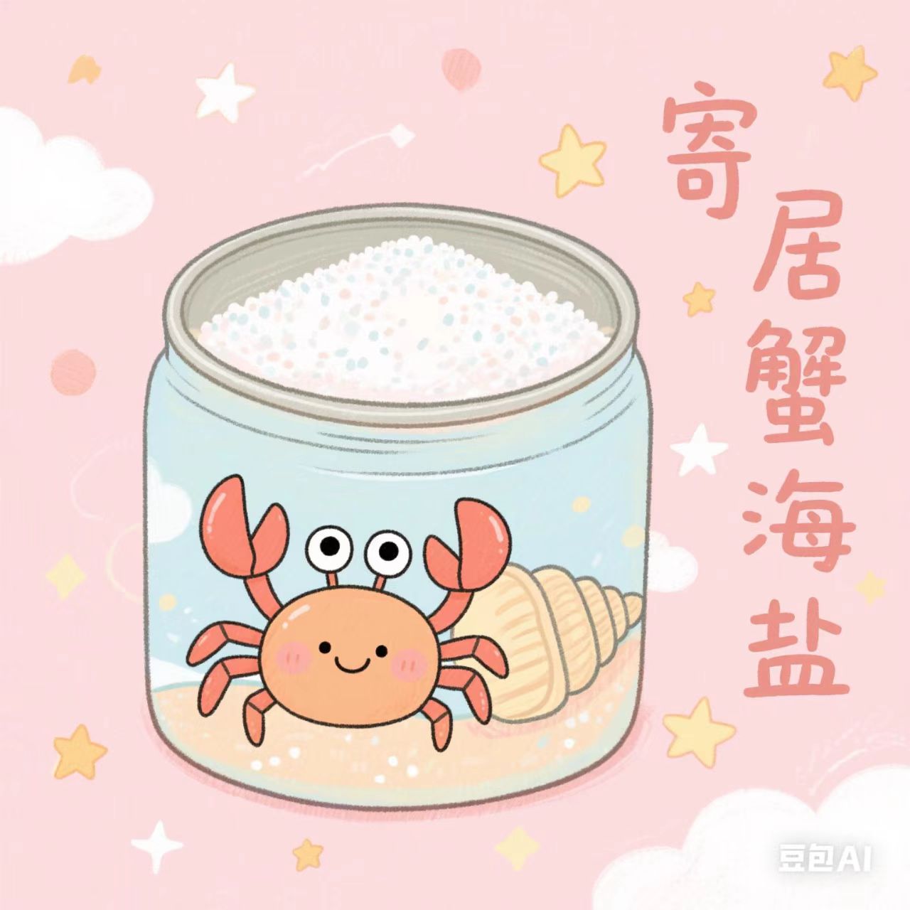 宠物寄居蟹专用海盐高钙