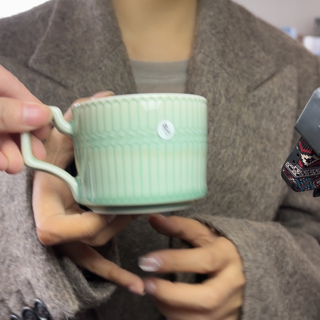 龙泉云间青瓷小米茶器