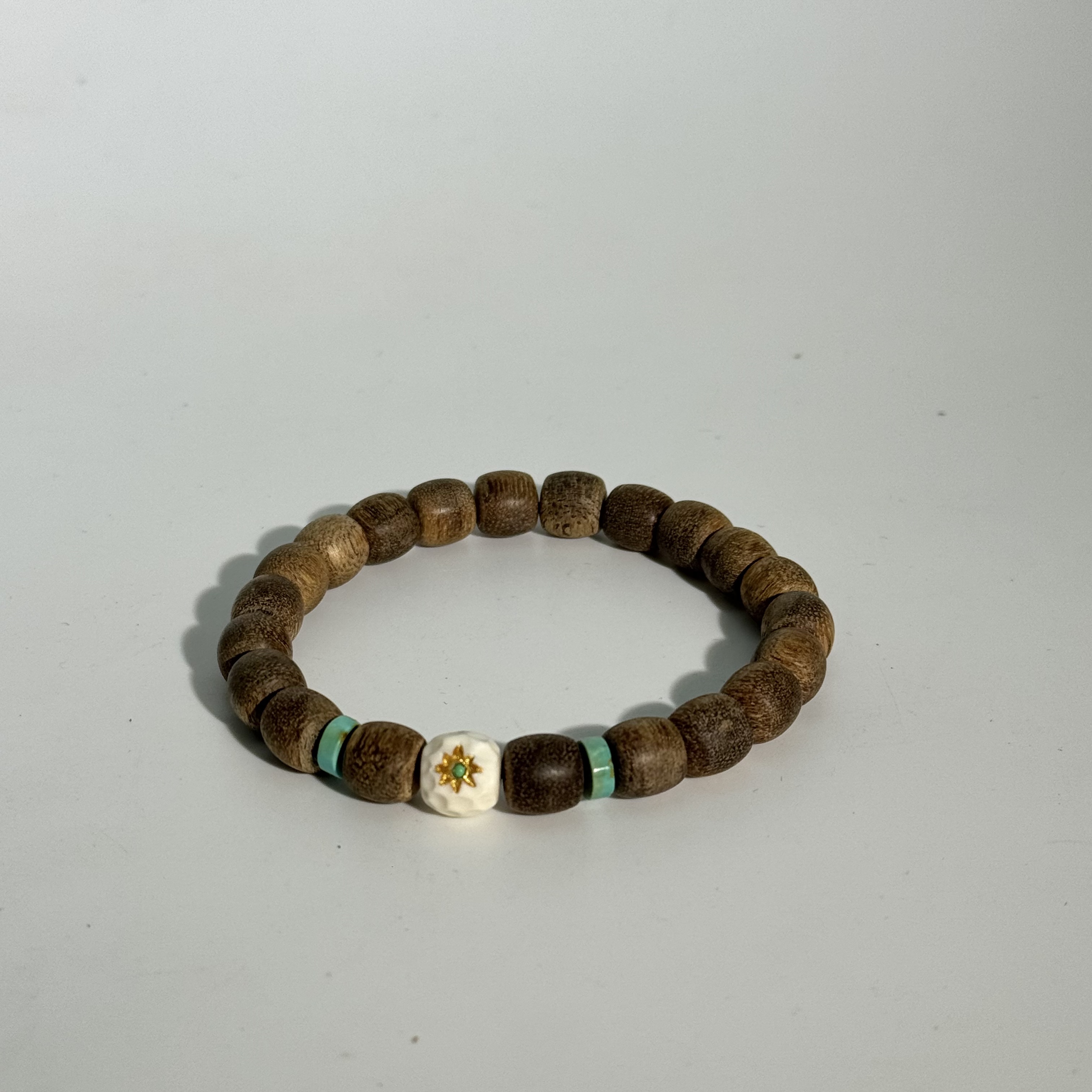 沉香【金腾香舍】达拉干沉香单圈手串 8mm左右