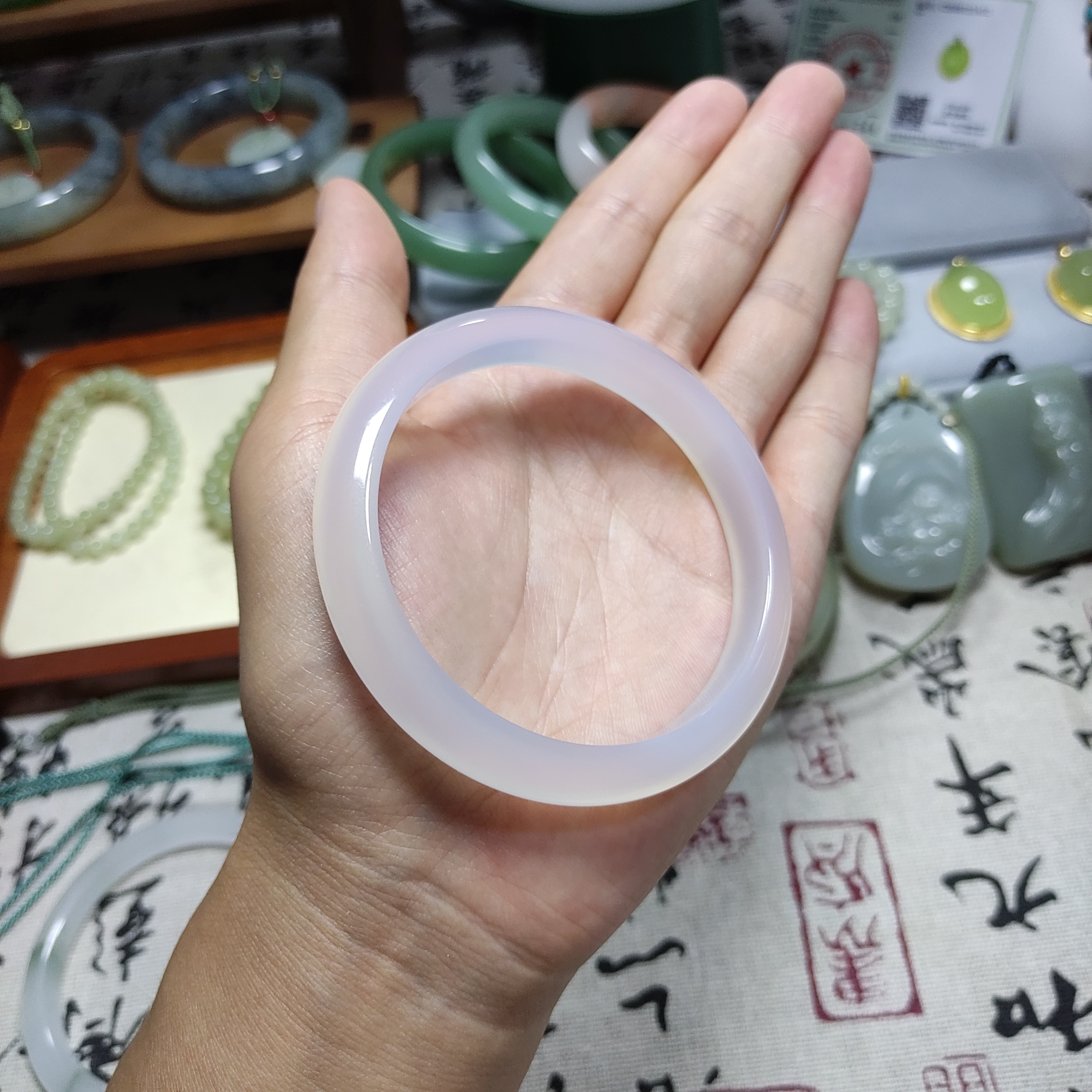 白月光手镯，58圈口左右