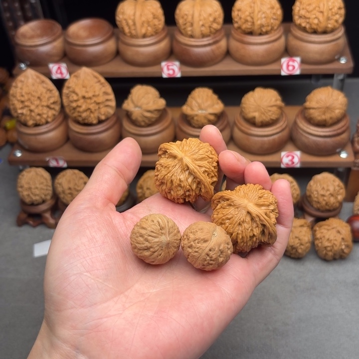 吊坠文玩核桃磨盘送手捻50