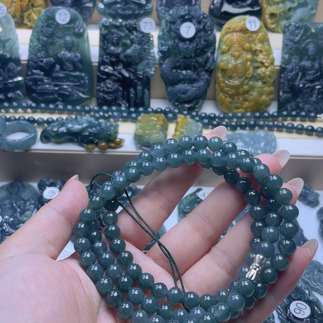 颈饰未镶嵌翡翠翡翠未镶嵌