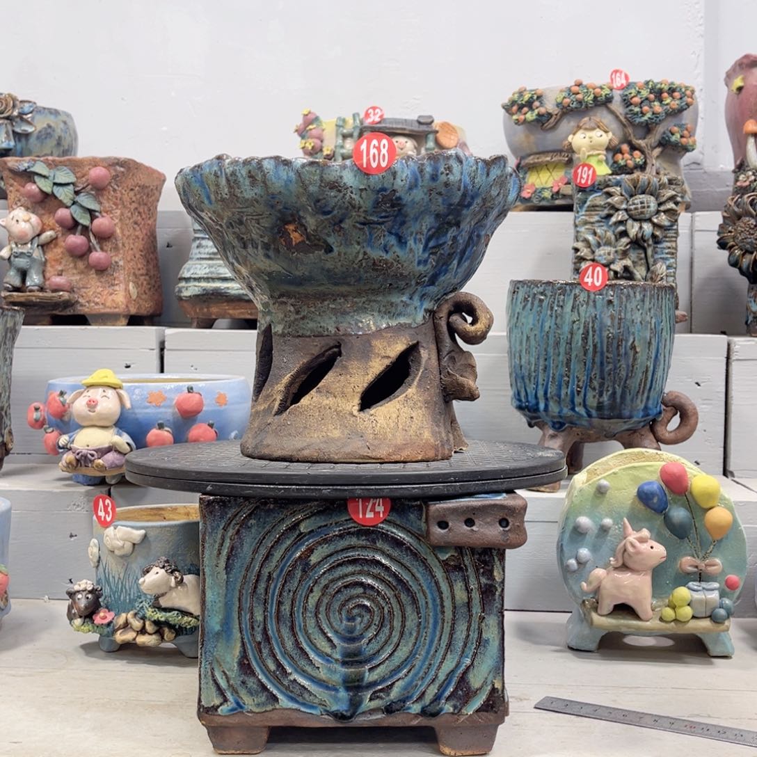 陶瓷微瑕168 号陶然花盆