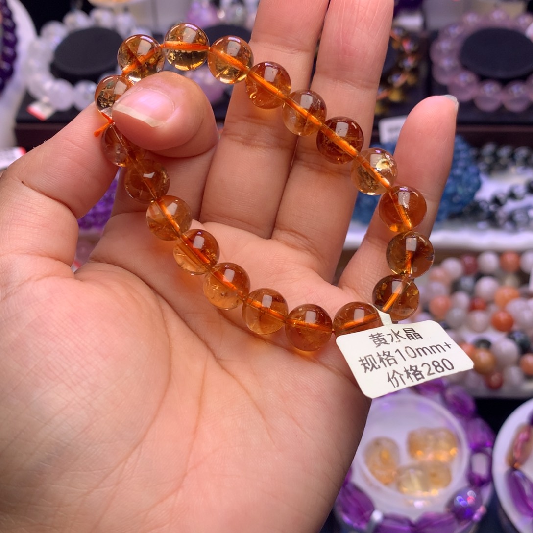 未镶嵌水晶手链手链