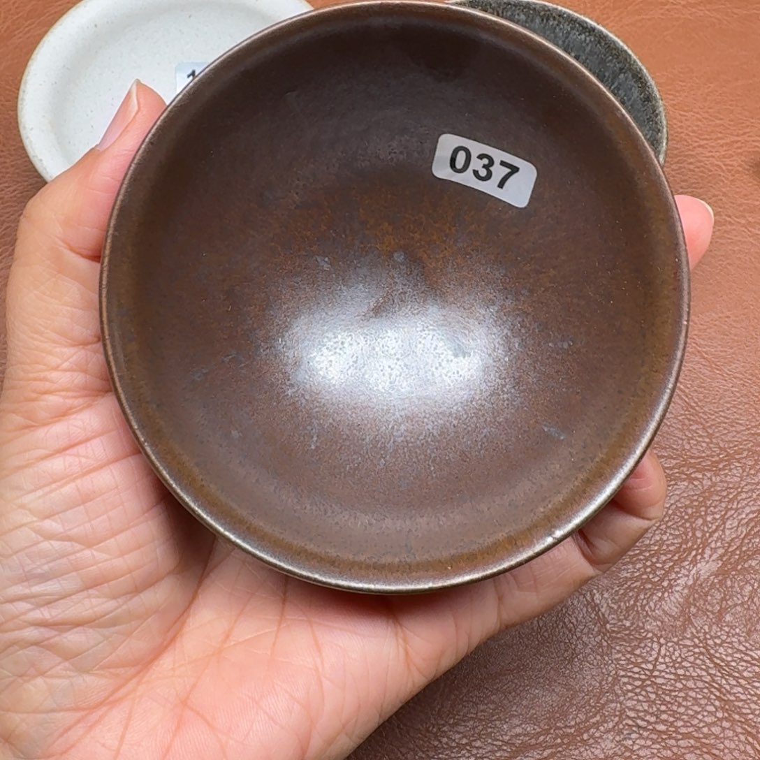 茶盏龙窑柴烧自然还原瑕疵037