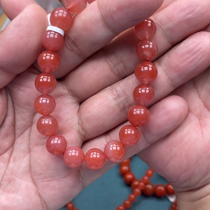 南红玛瑙手链未镶嵌