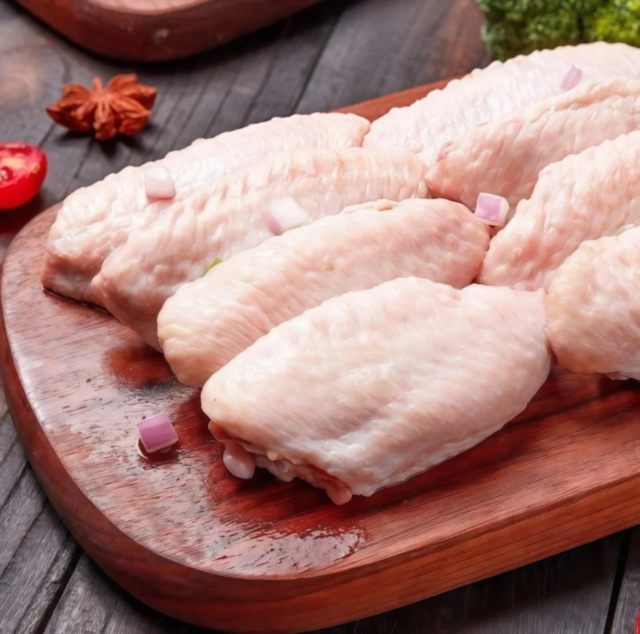 鸡翅中美味烧烤可乐鸡翅 包冰率10%以内