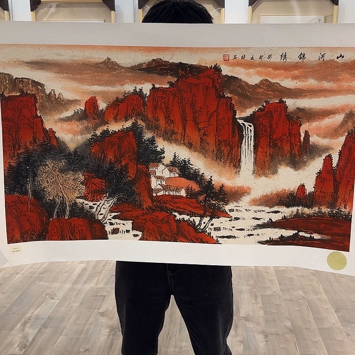 国画书法作品多次参加全国性美术