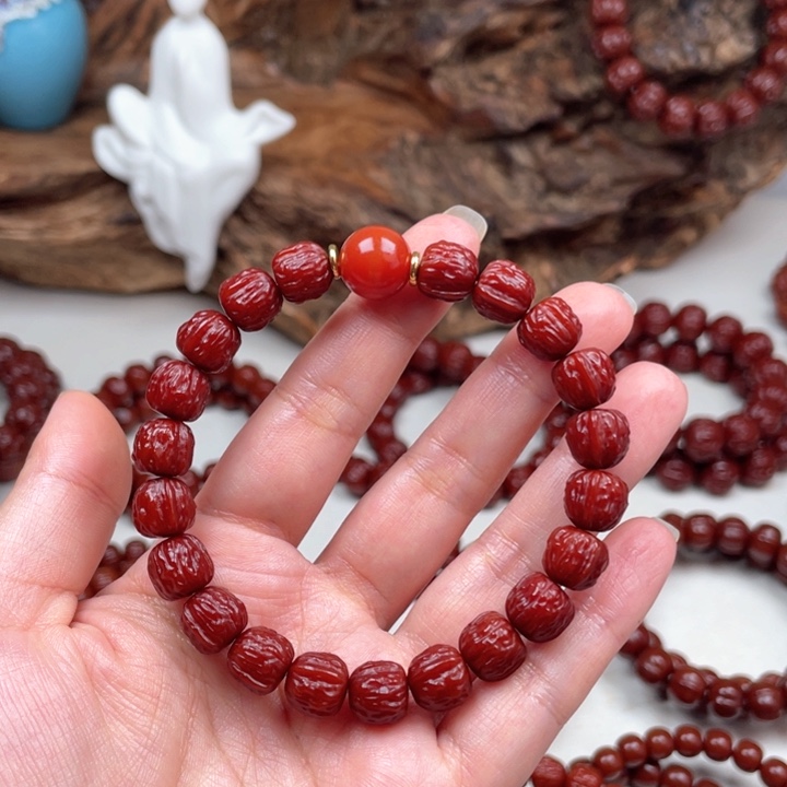 猴头核桃吊坠双****满蛤蟆头170➕红