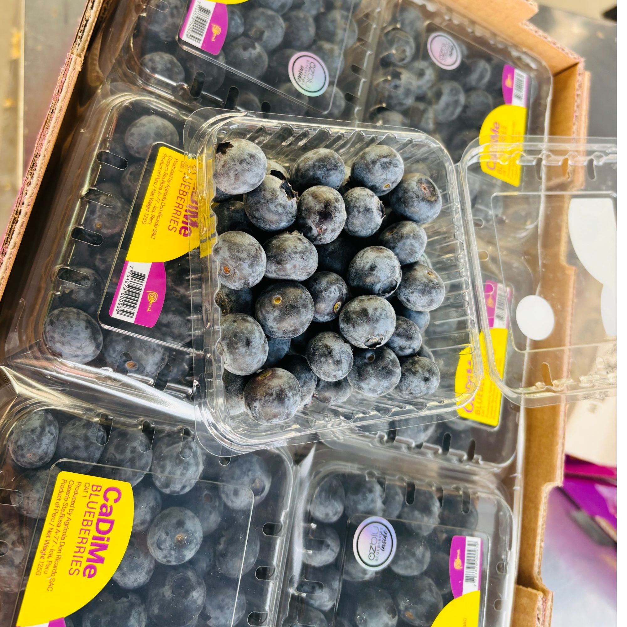 【3盒】进口16+新鲜蓝莓125g/盒