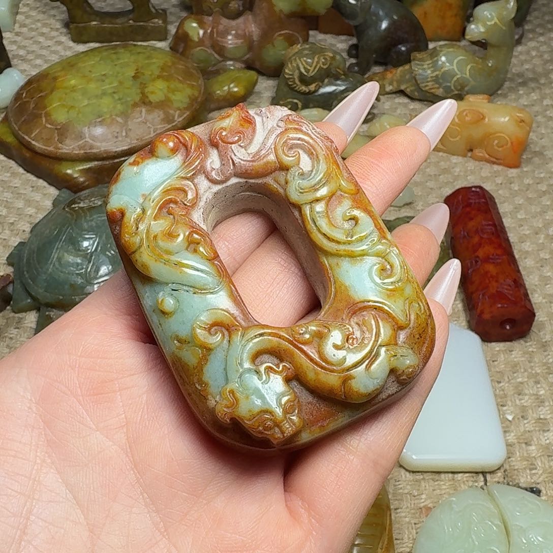 白玉菩提吊坠挂件