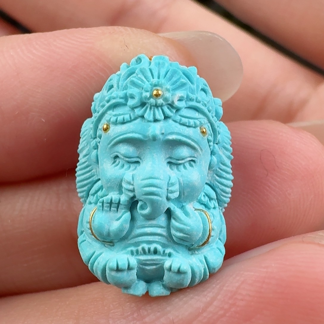 绿松石珠宝奇石未镶嵌