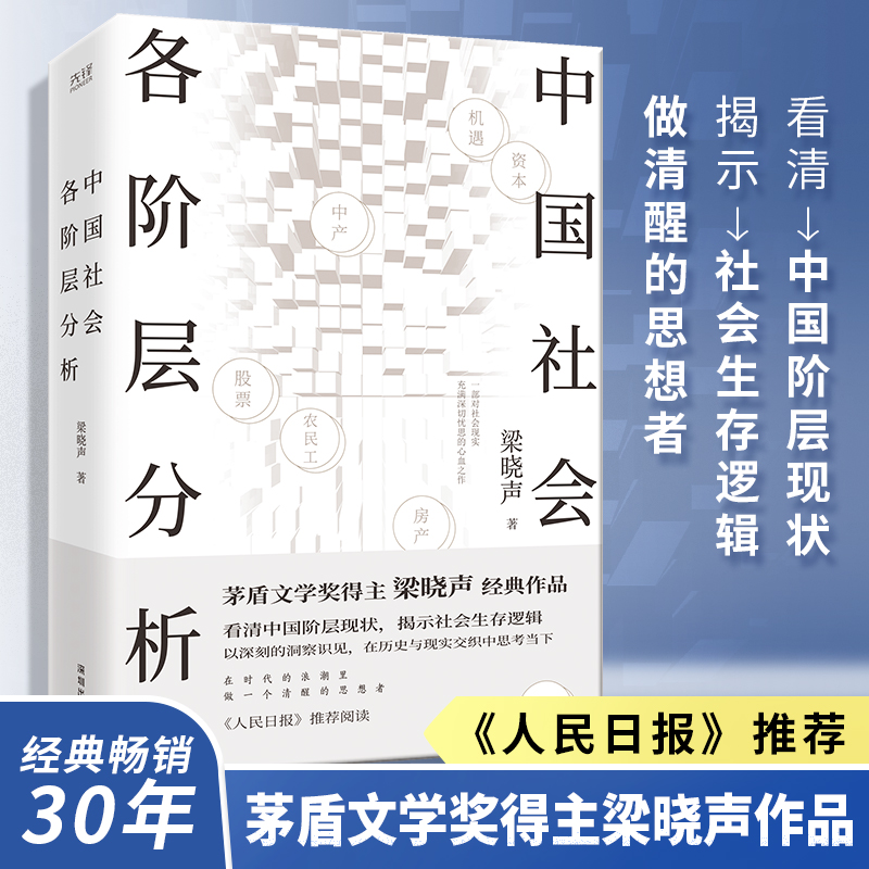 《中国社会各介层分析》 茅盾文学奖梁晓声作品