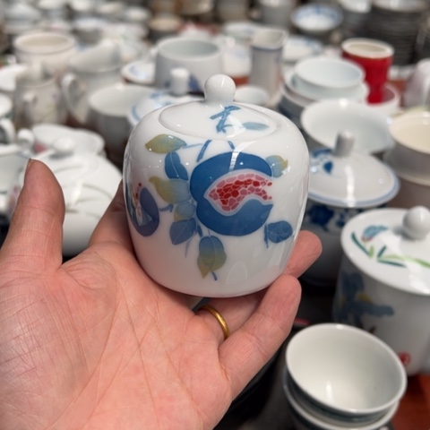 醴陵釉下手绘茶叶罐