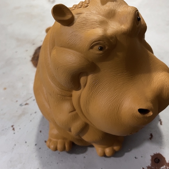 三***里紫砂茶宠紫砂河马