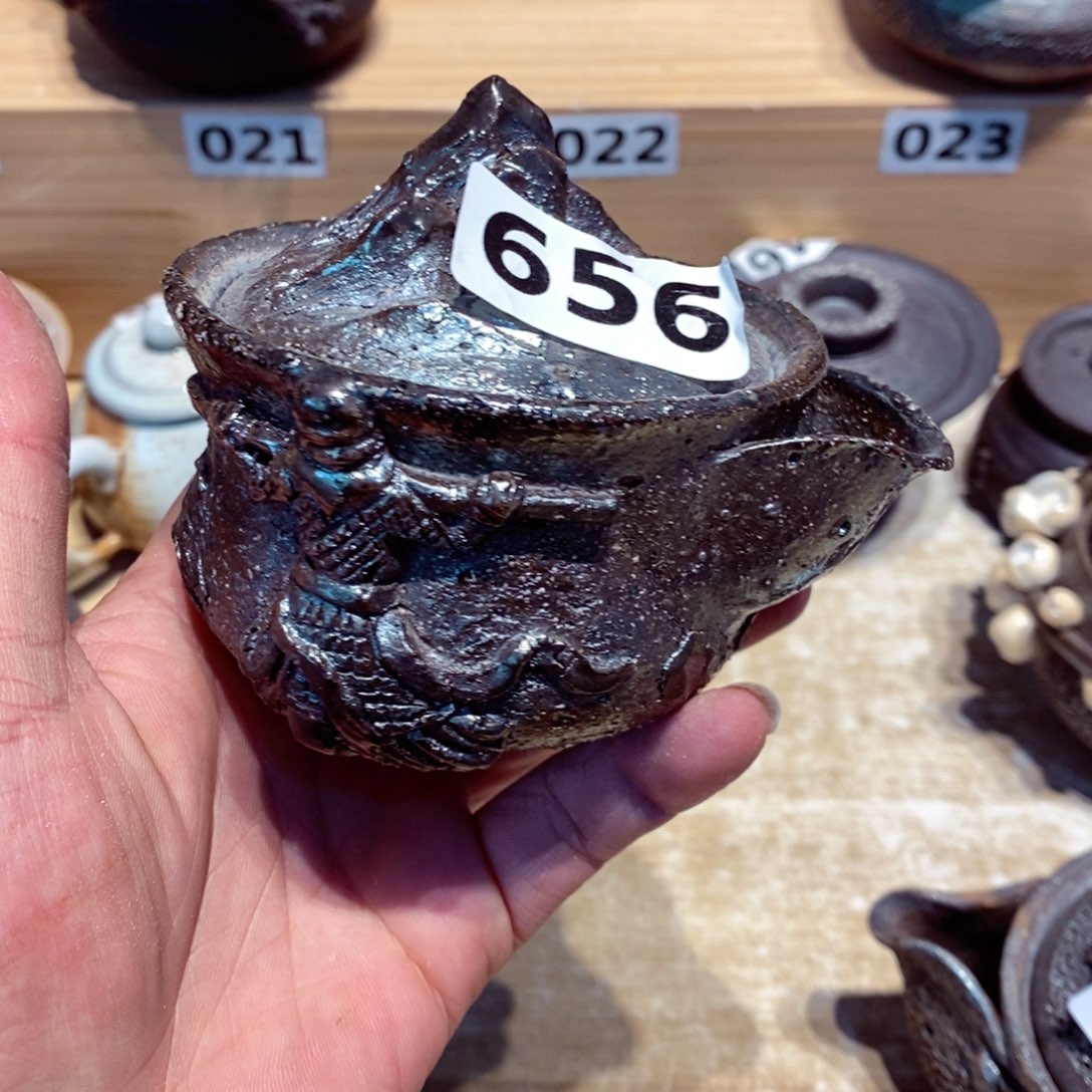 柴烧茶具陶瓷杯子