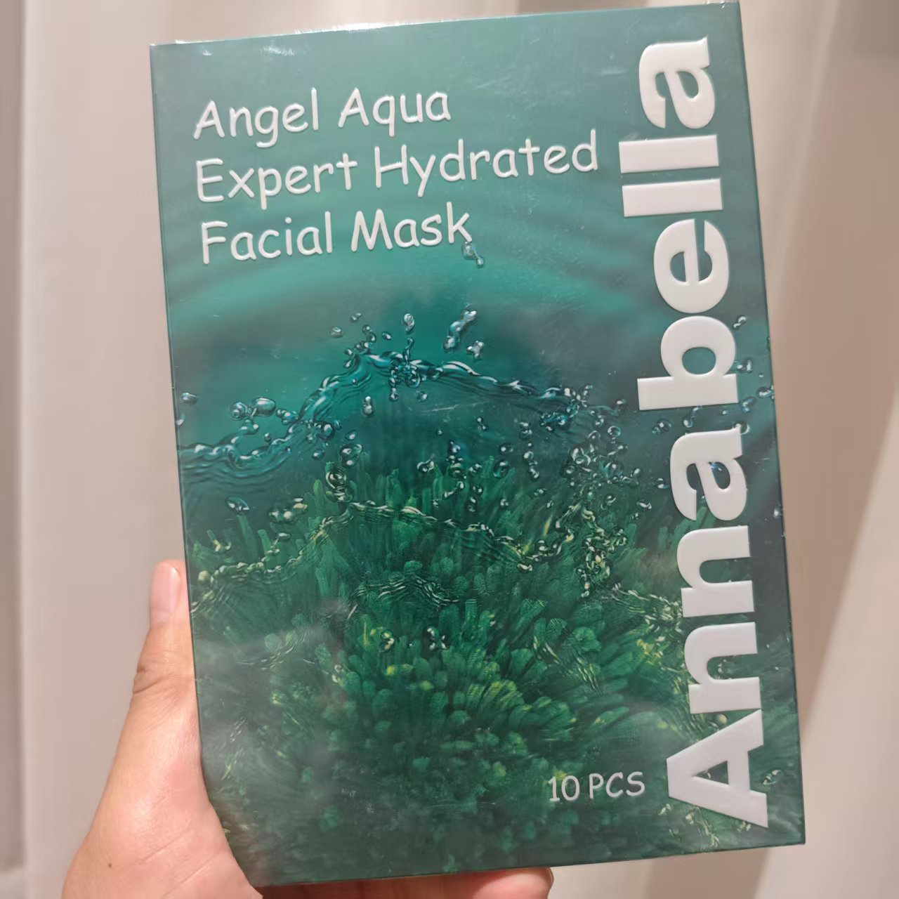 阿牛中缅代购安娜贝拉保湿水面膜一盒10片➕试用2片