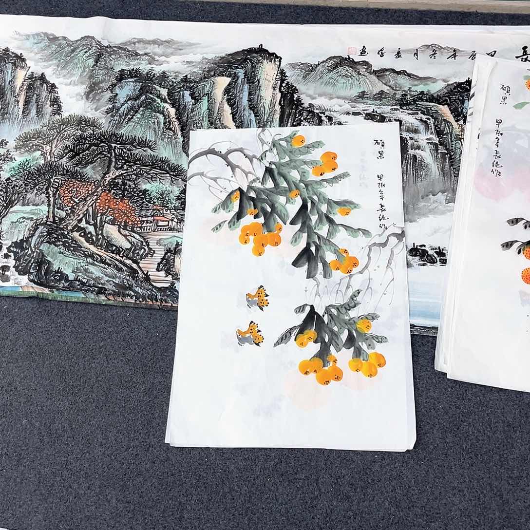 国画会***彩明月的直播间66