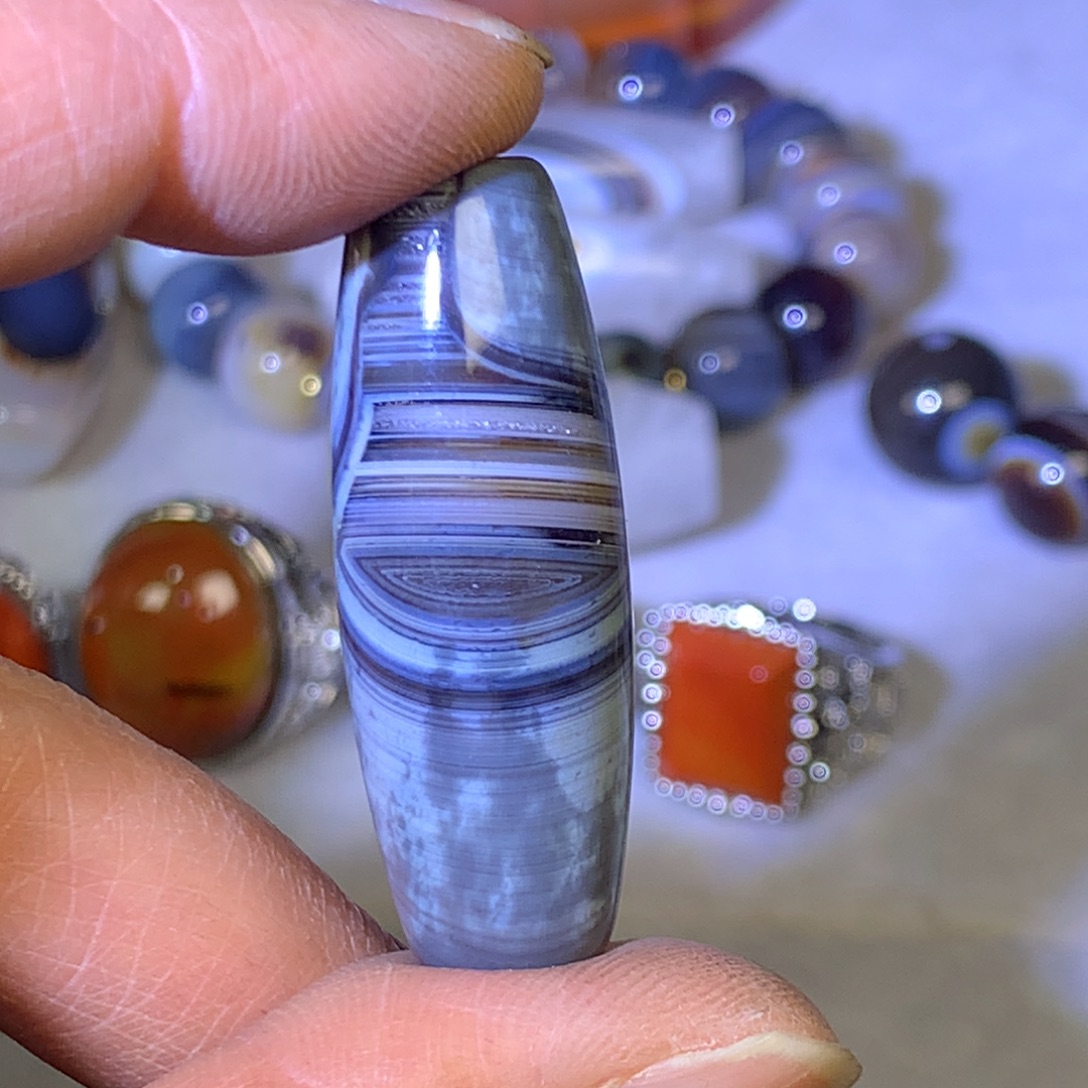 玛瑙/玉髓未镶嵌颈饰