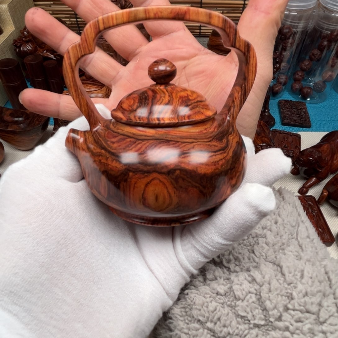 黄花梨/降香黄檀把件?***?壶……