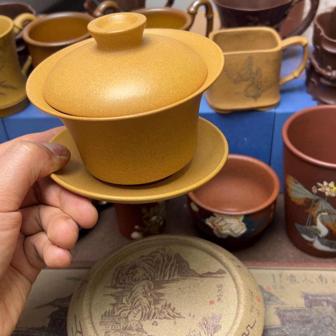 紫砂茶杯紫砂主人杯