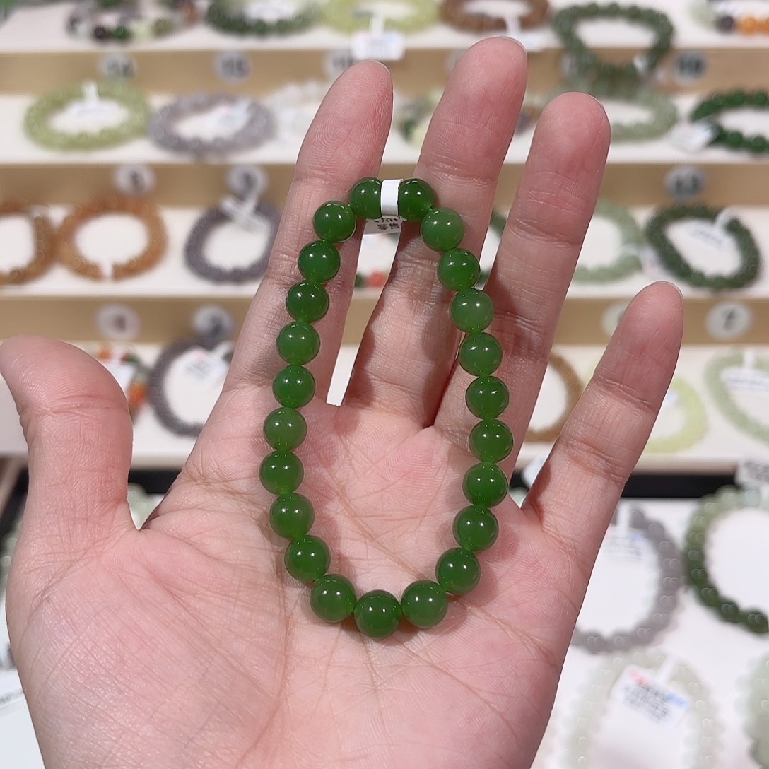 和田玉手链未镶嵌A