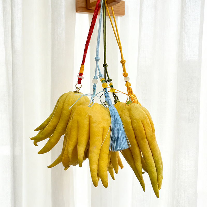 佛手鲜果干果挂件 观赏闻香 室内茶台车载挂饰 天然香薰