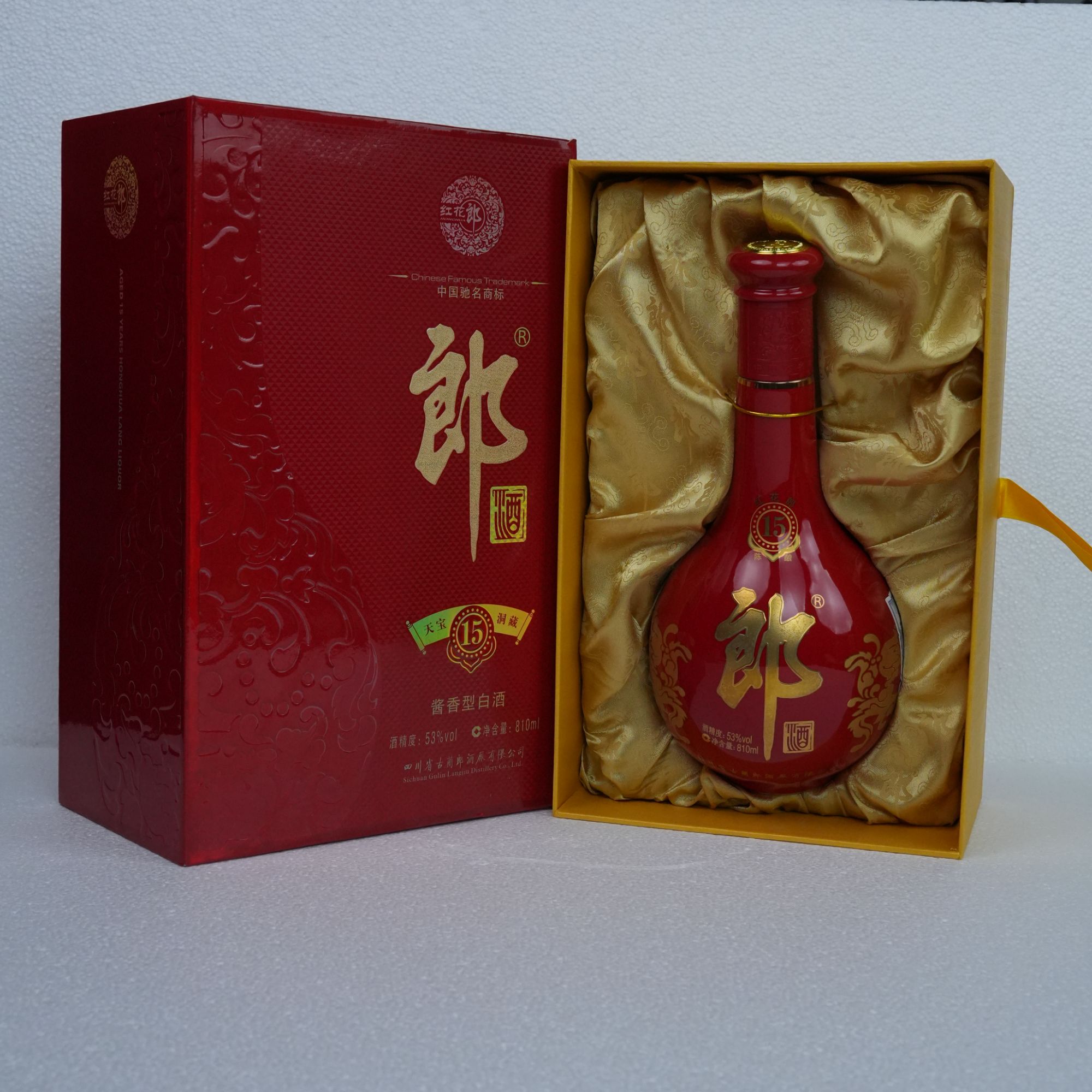2011年红花郎礼盒53° 810ml