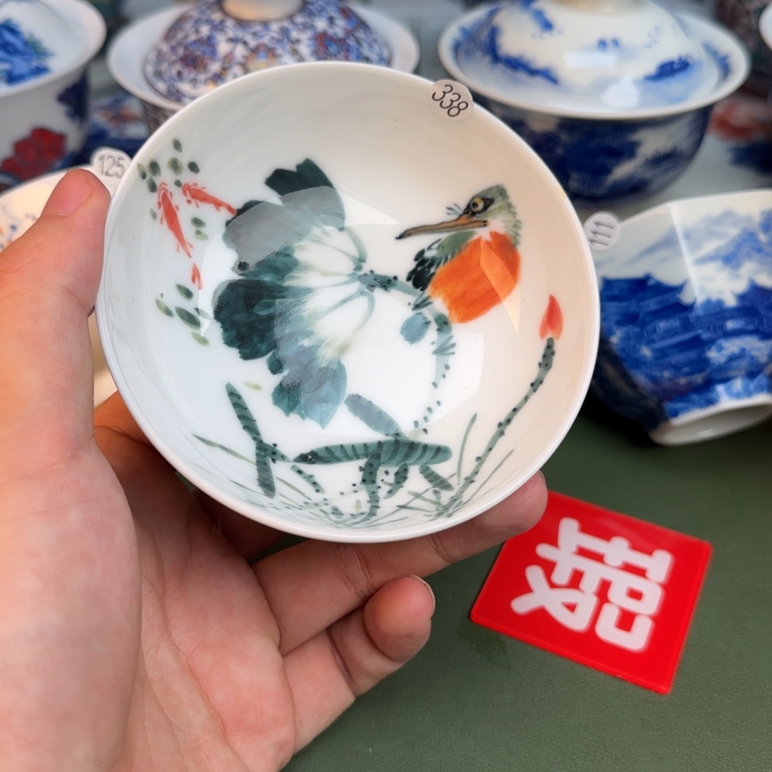 彦祖纯手工手绘茶具338