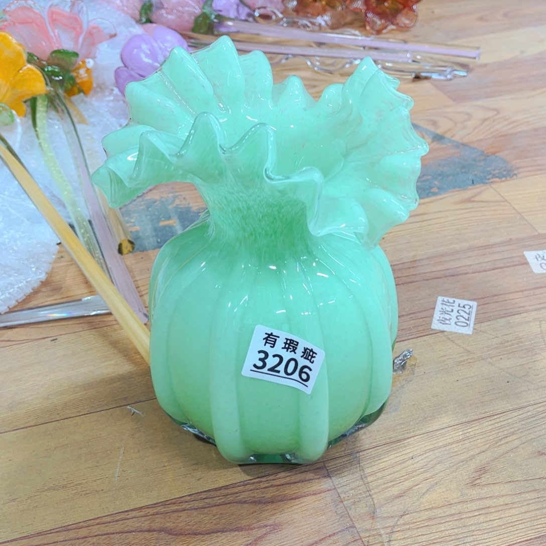 福袋3206 家悦美居琉璃摆件瑕疵