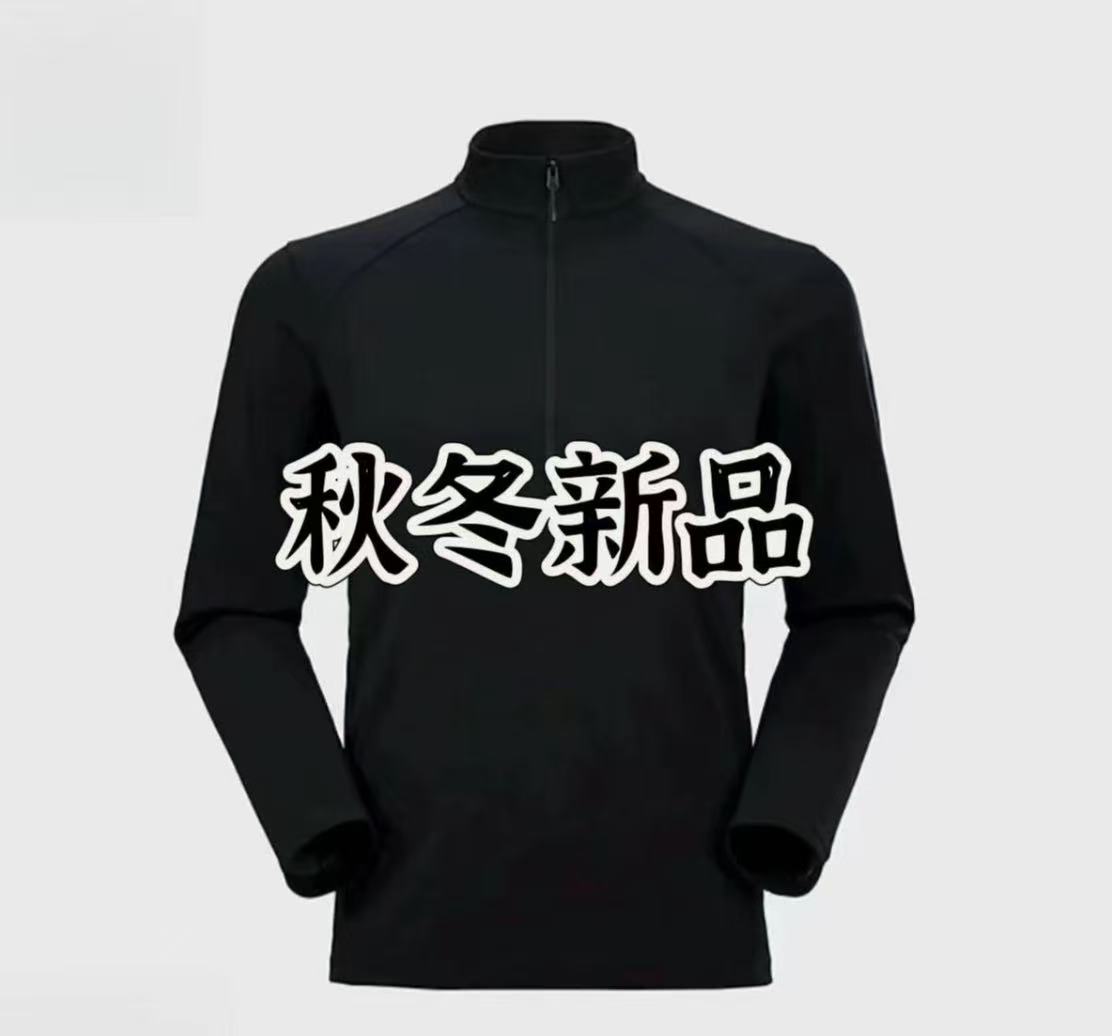 秋冬加绒长袖无1运动T恤男士户外简约长袖T恤